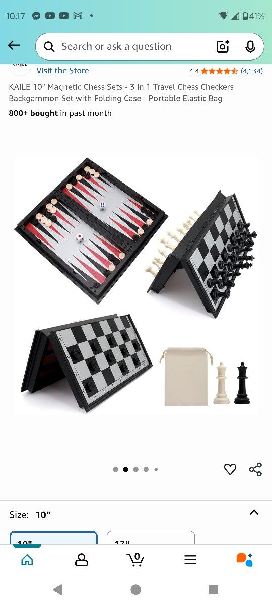3 in 1 Magnetic Chess Checkers Backgammon Set for Portabel Travel Chess Game with Folding Case