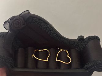 18k gold  earrings