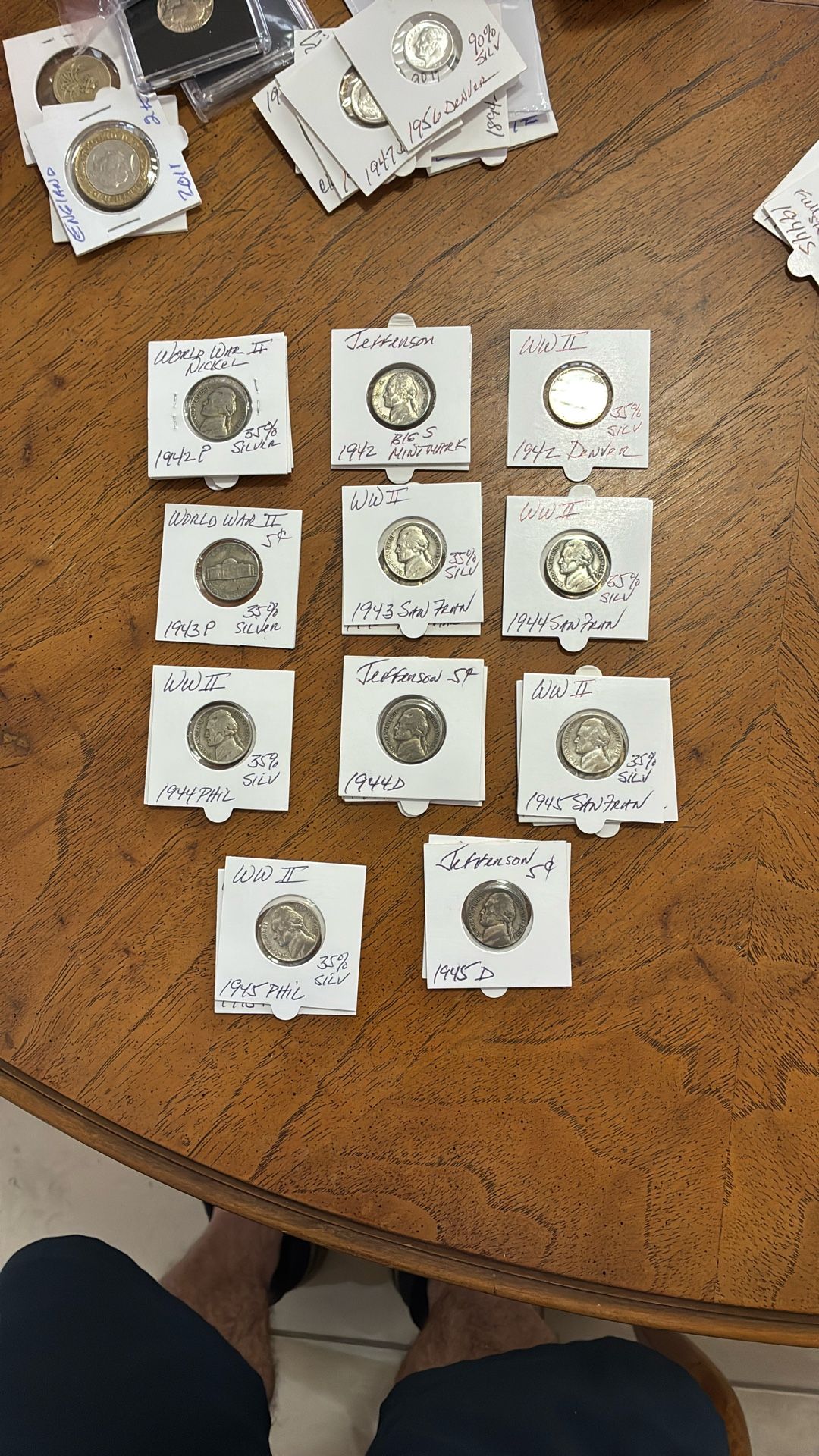 WORLD WAR II. BIG MINT MARK NICKEL