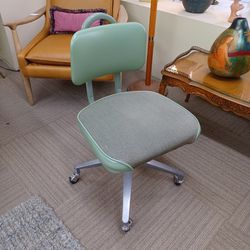 Vintage Green Office Chair