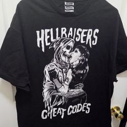 Broken Promises x Cheat Codes Mens 2XL Hellraisers  Grim Reaper T-Shirt Black