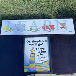Dr Seuss Wall Decor Baby Kid Nursery