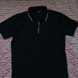 ARMANI EXCHANGE COTTON POLO SHIRT 
