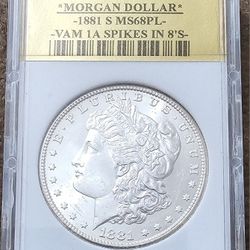 1881-s  Morgan Silver Dollar