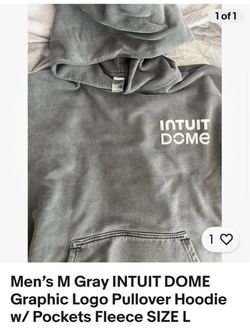 Intuit Dome Gray Pullover Hoodie