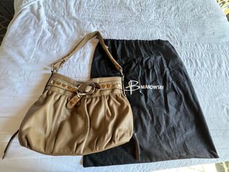 B Makowsky purse, gold