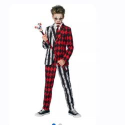 Kids Twisted Circus Clown Costume