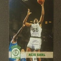 1993-94 Skybox Acie Earl Boston Celtics #305 Rookie NBA Hoops Basketball Card Vintage Collectible Sports Trading