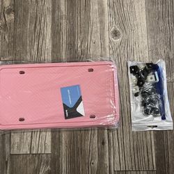 License Plate Frames(Pink)
