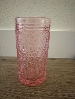 Pink glassware