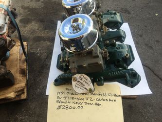 1957 Olds Intake Manifold Tri Power
