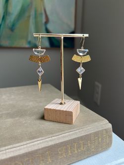 Detailed Dangle Earrings ( firm on price )