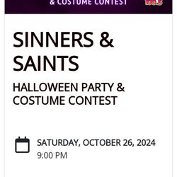 2× Sinner And Saints Halloween Party 