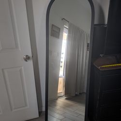 Mirror With Black Trim