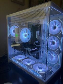 Custom Built Gaming PC White RGB