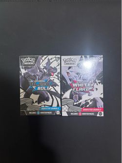 Black Bolt & White Flare Booster Bundles $160 for the pair