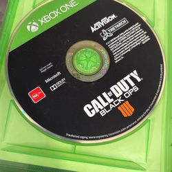 Call Of Duty Black Ops X Box One Game 