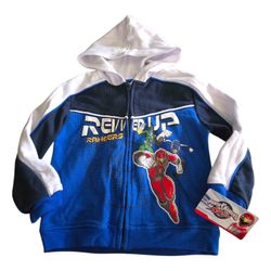Vintage Power Rangers RPM Zip Up Hoodie 4T NOS