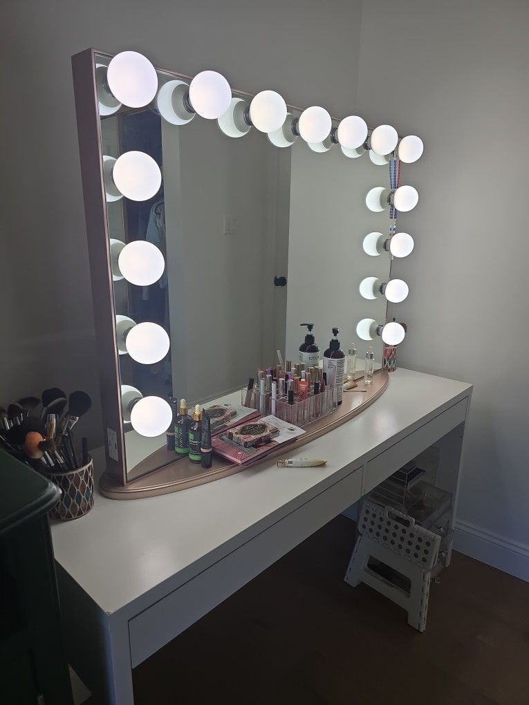 Impressions Large Mirror And Alex Desk