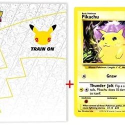 Jumbo Pokemon Card Binder 25th Anniversary 