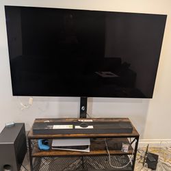 LG C2 65' OLED with stand