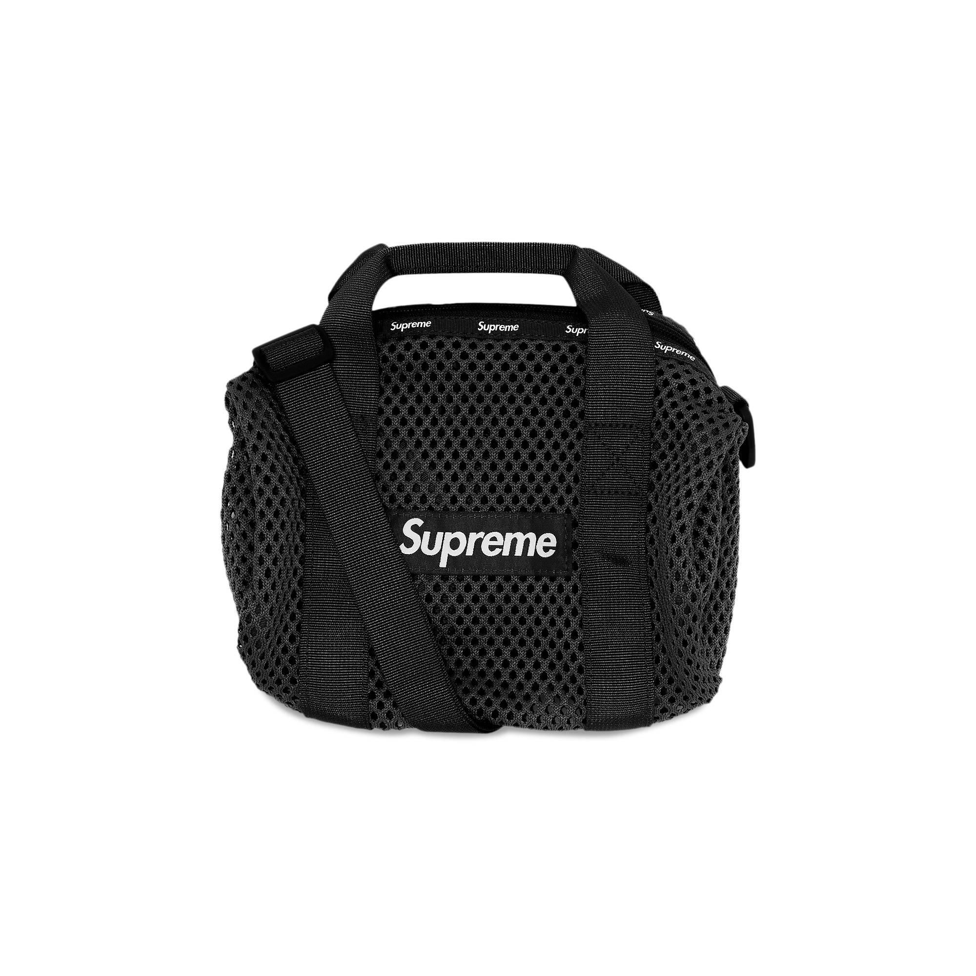 Supreme Mesh Mini Duffle Bag White 23SS 