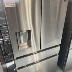 Samsung Stainless Steel 23 Cu. Ft. Counter Depth 4-Door French Door Refrigerator 