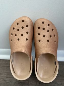 Women’s Metallic Rose Gold Slip On Clogs