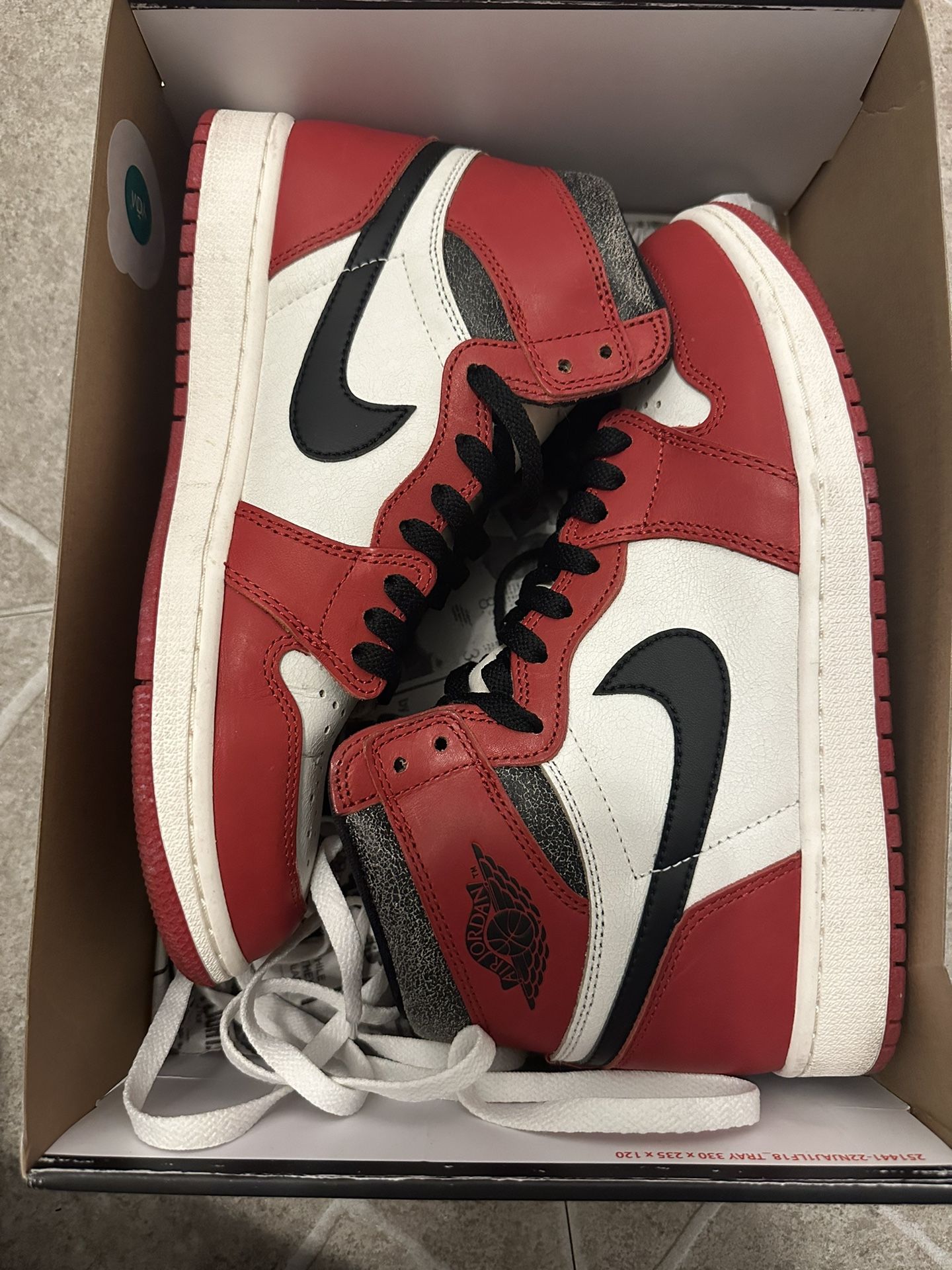 Jordan 1 Lost And Found Size 9
