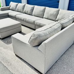 ASHLEY FURNITURE 7pc MODULAR SECTIONAL SOFA COUCH
