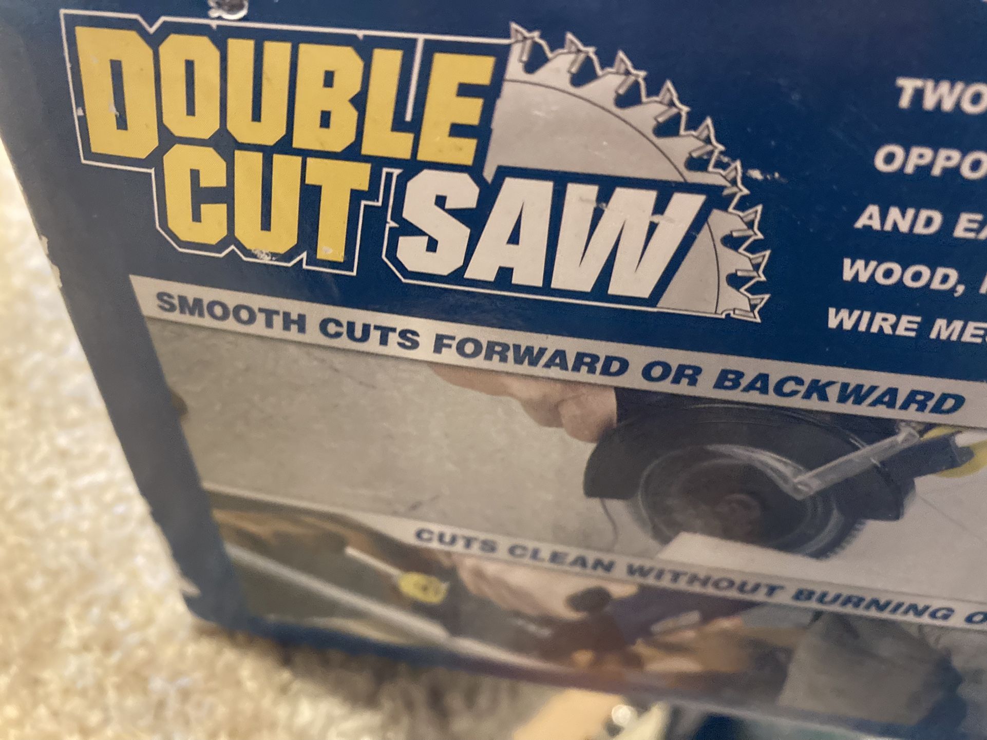 Double Cut Saw
