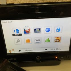 Black Wii U 32GB W/ Games for Sale/Trade