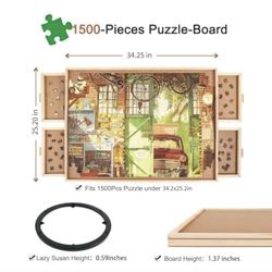 1500 Pieces Rotating Puzzle Board 1987N