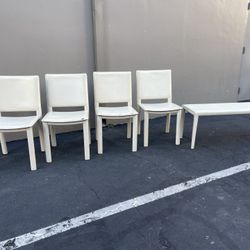 Free Set Of Chairs With Bench 