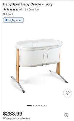 BabyBjorn Baby Cradle in Ivory