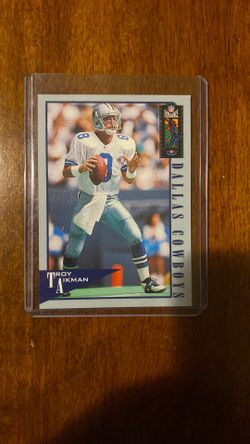 Troy Aikman Experience card