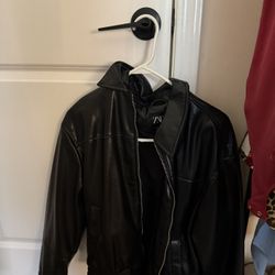 Zara Leather Jacket XS