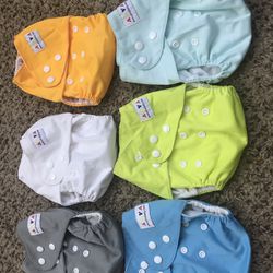 Reusable Cloth Diaper And Inserts