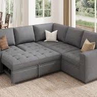 Sectionals, Pullout Bed, Sameday Delivery , Comes In Different Colors🔥🔥