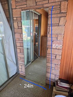 Full body mirror / smaller matching mirror