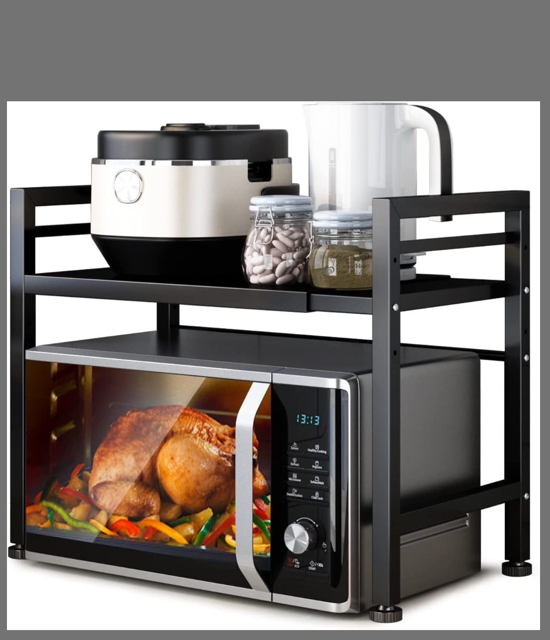 DOLALIKE Microwave Oven Rack $18
