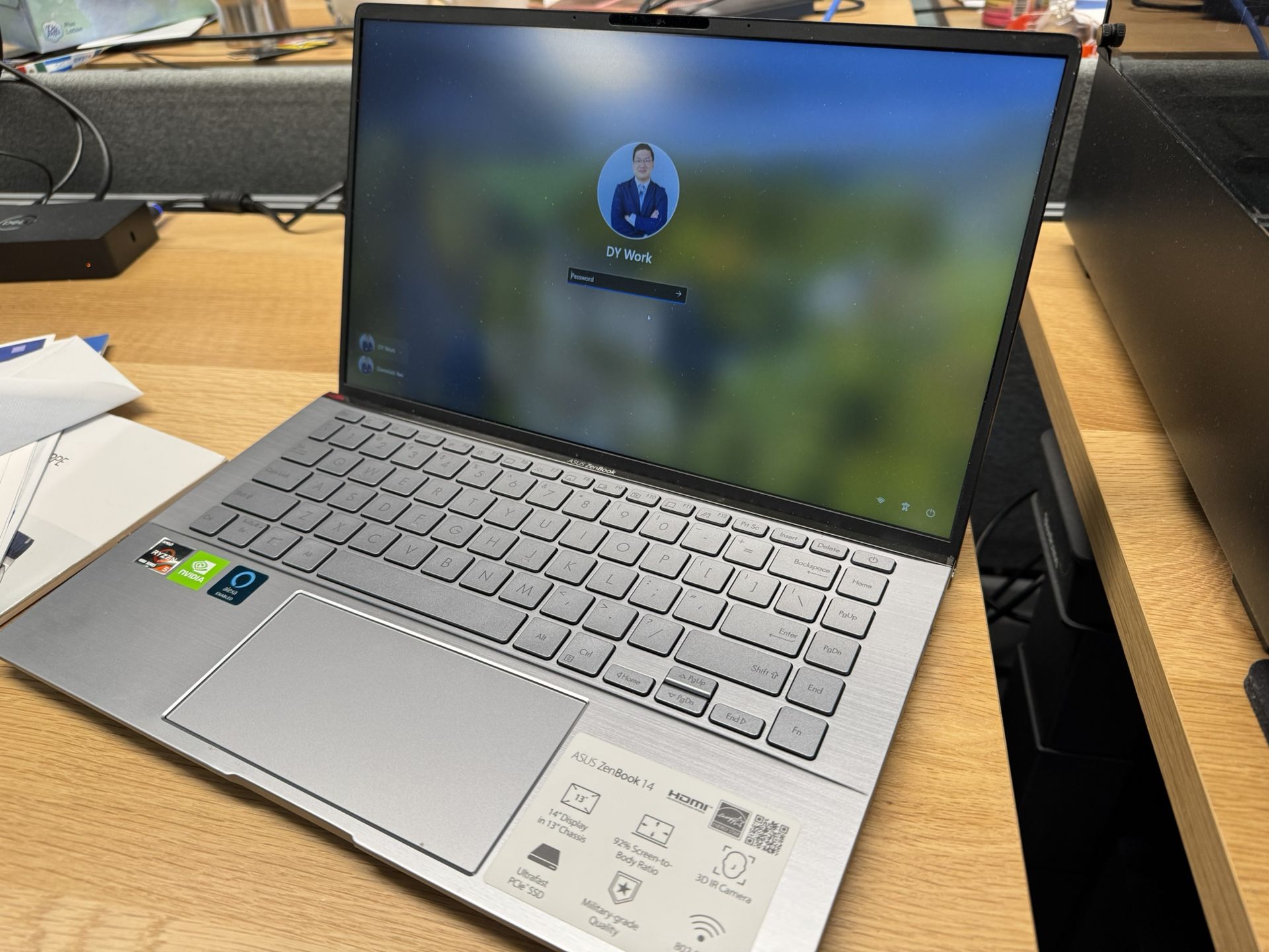 ASUS Zenbook Laptop - AMD Ryzen 5, Nvidia MX350, 8 GB, 1 TB SSD, Windows 11 Pro, New Battery