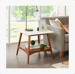 Madison Park Parker End Table with Storage – Assembled & Ready