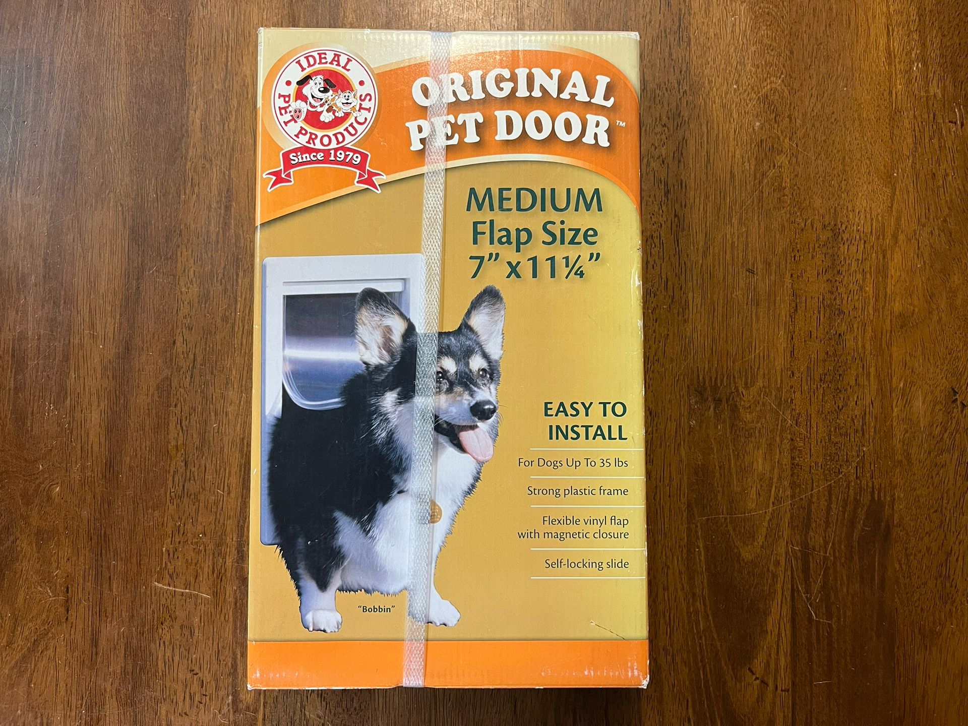 Ideal Pet Products Screen Guard Pet Door, Medium, 7" x 11.25" Flap Size, White