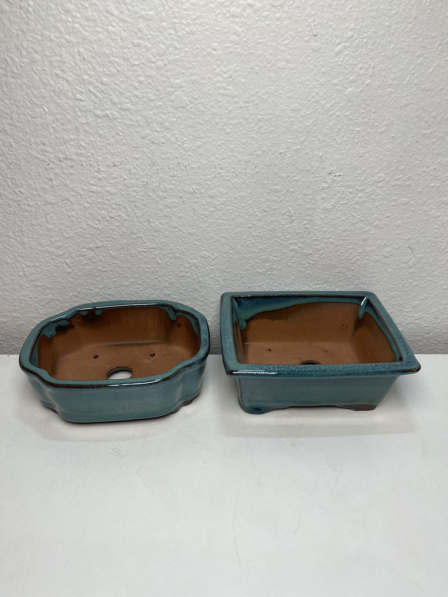 Small Glazed Ceramic Bonsai Pots-Bonsai Planters ($8 each )