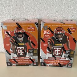 (2) - ‘24 Totally Certified Football Blaster Boxes
