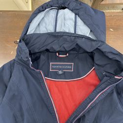 Tommy Hilfiger Blue Red Coat 