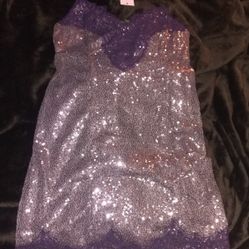 NWT* Purple Sequence Party Dress  💜- Size Small 