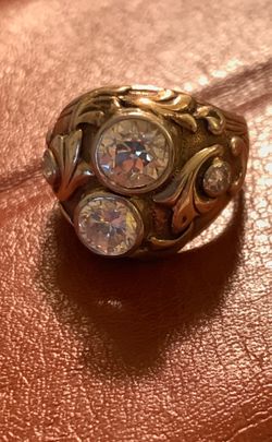 Ladies 4 Diamond Yellow Gold Ring 14k