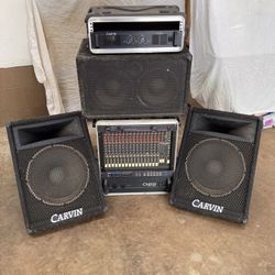 Carvin 800 Watt Sound Reinforcement /monitor System $900